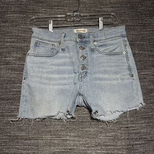 Madewell Denim Shorts Women's Size 27 Blue High Rise Skinny Style#K7511